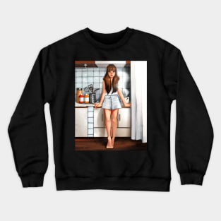 Coffee at Kitchen Crewneck Sweatshirt